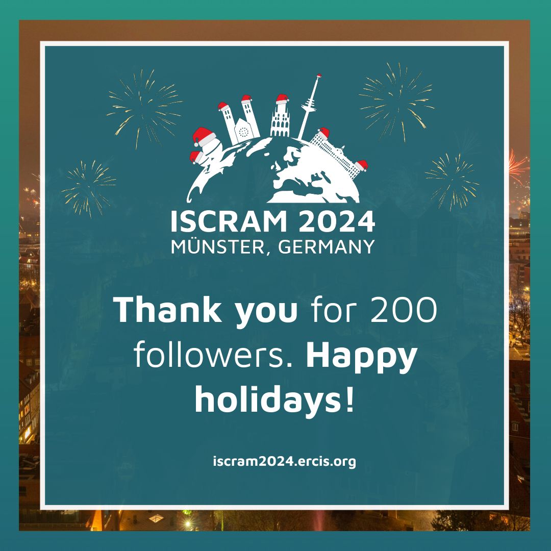 As we head into the New Year, ISCRAM2024 is gaining momentum!